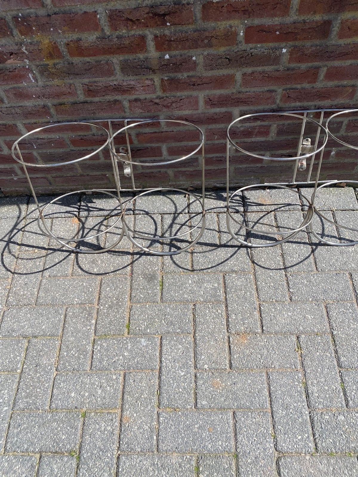 RVS Fenderhouder voor fenders tot 26 cm breed met beugels, Watersport en Boten, Ophalen of Verzenden, Gebruikt, Overige typen