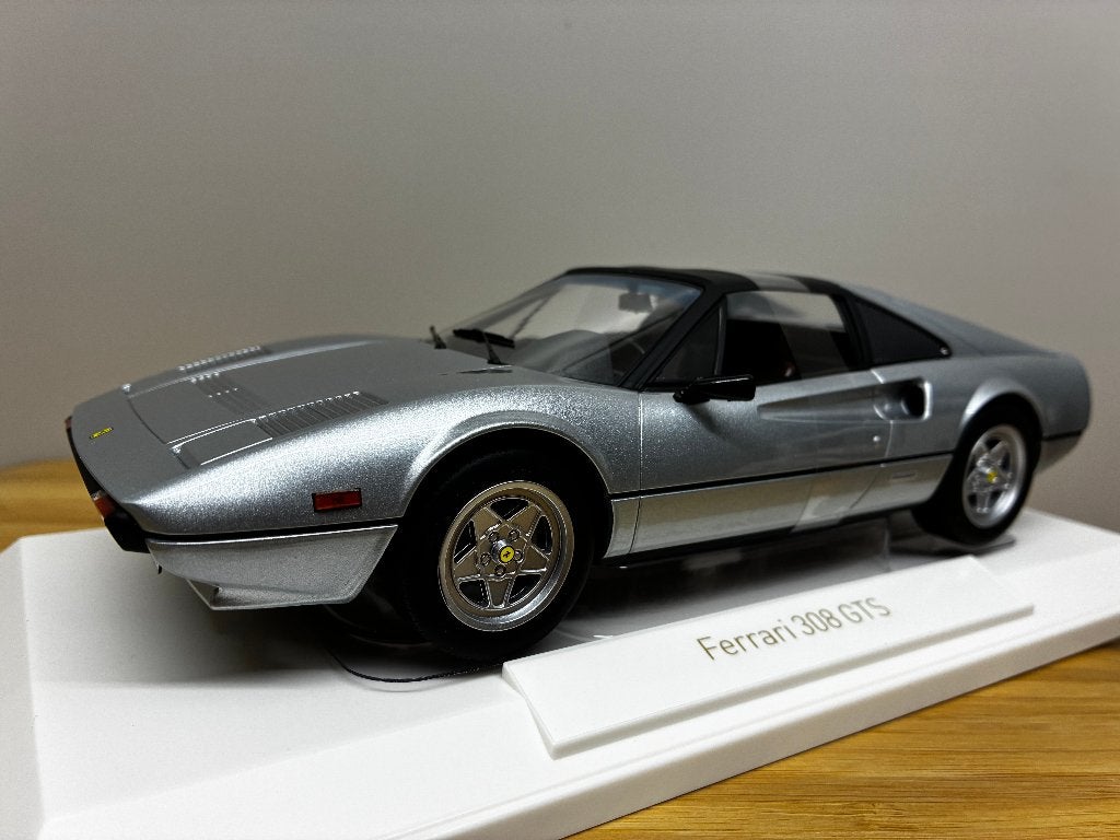 Ferrari 308 GTS van 1982  grijs  1/18 Norev, Ophalen of Verzenden, Nieuw, Auto, Norev