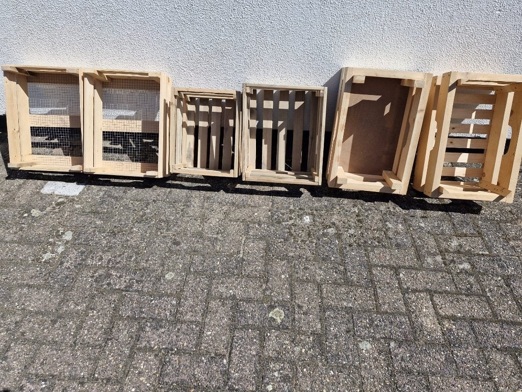 houten kratjes, Ophalen, Minder dan 50 cm, Nieuw, Minder dan 50 cm