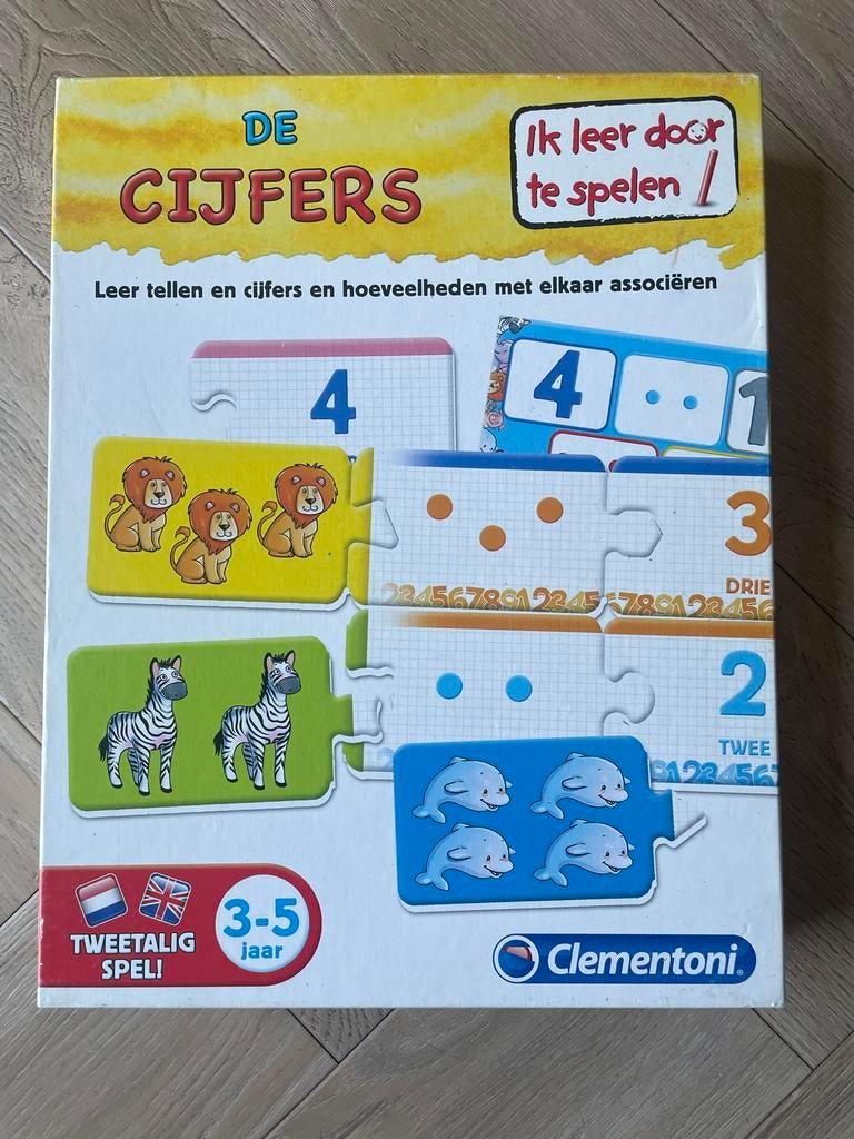 Clementoni De Cijfers - Leer tellen en associëren, Ophalen of Verzenden, Gebruikt, Rekenen