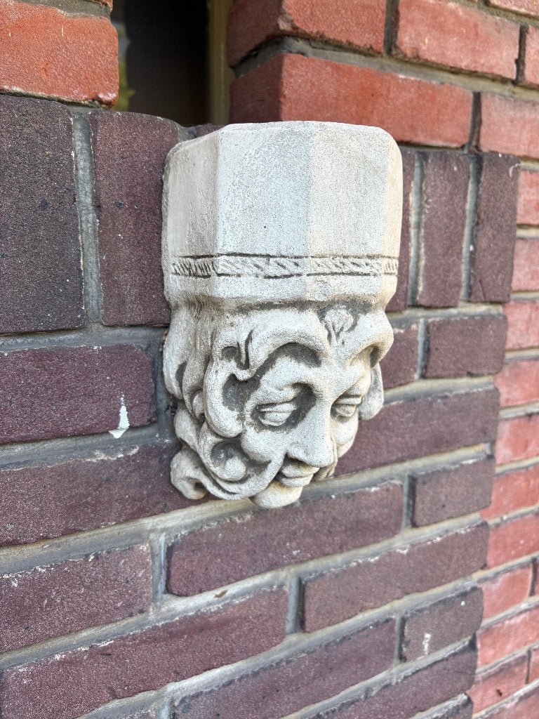 Gevel ornamenten - Set van 2, Brocante, Overige materialen, Ophalen of Verzenden, Zo goed als nieuw