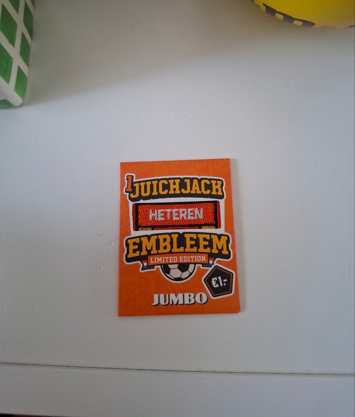 jumbo embleem heteren, Jumbo, Ophalen of Verzenden