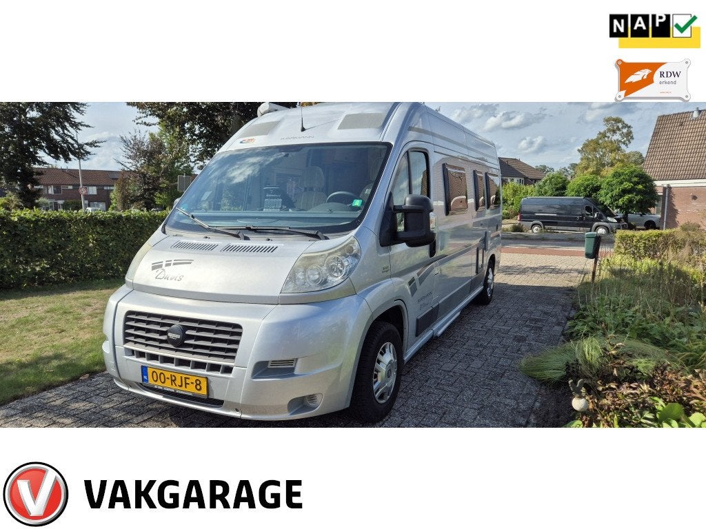 Karmann-Mobil DAVIS 590 Standaard (bj 2011), Caravans en Kamperen, Ringverwarming, Bedrijf, ABS, Elektrische ramen