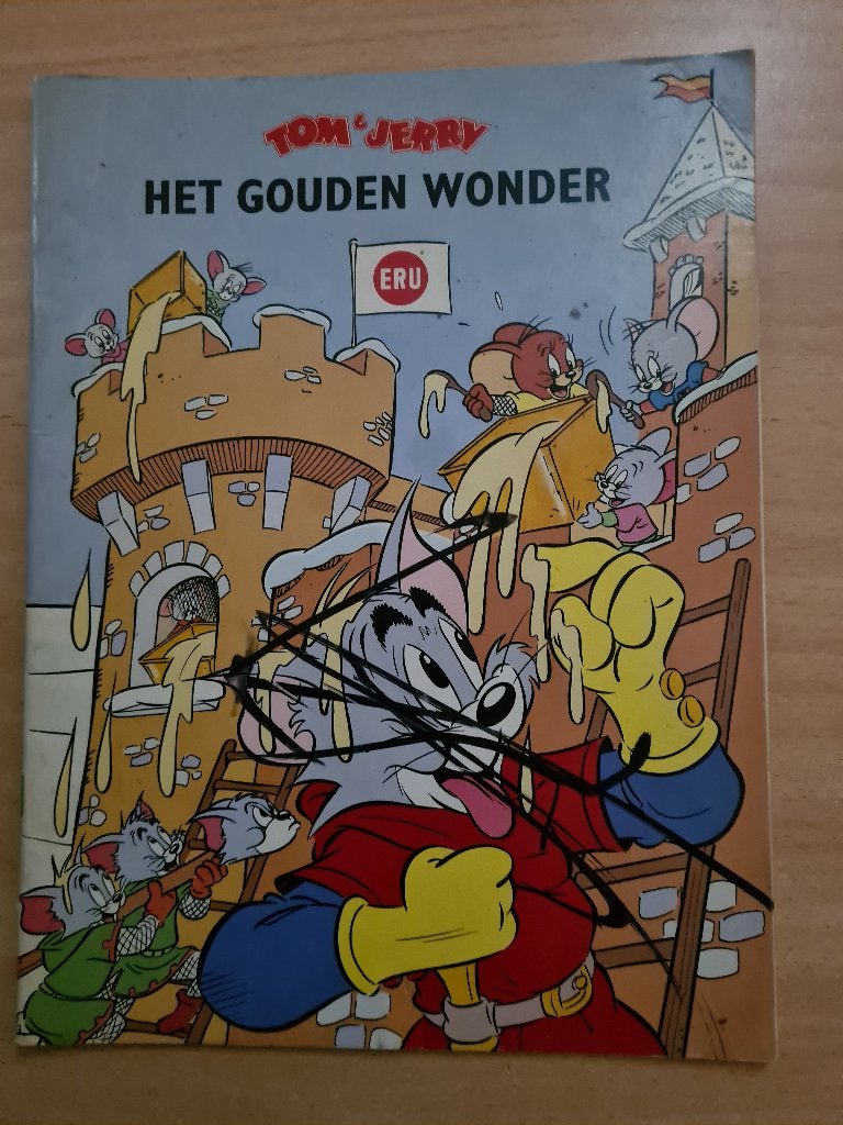 Het gouden wonder.           Tom en jerry., Boeken, Eén stripboek, Ophalen of Verzenden, Gelezen, ERU