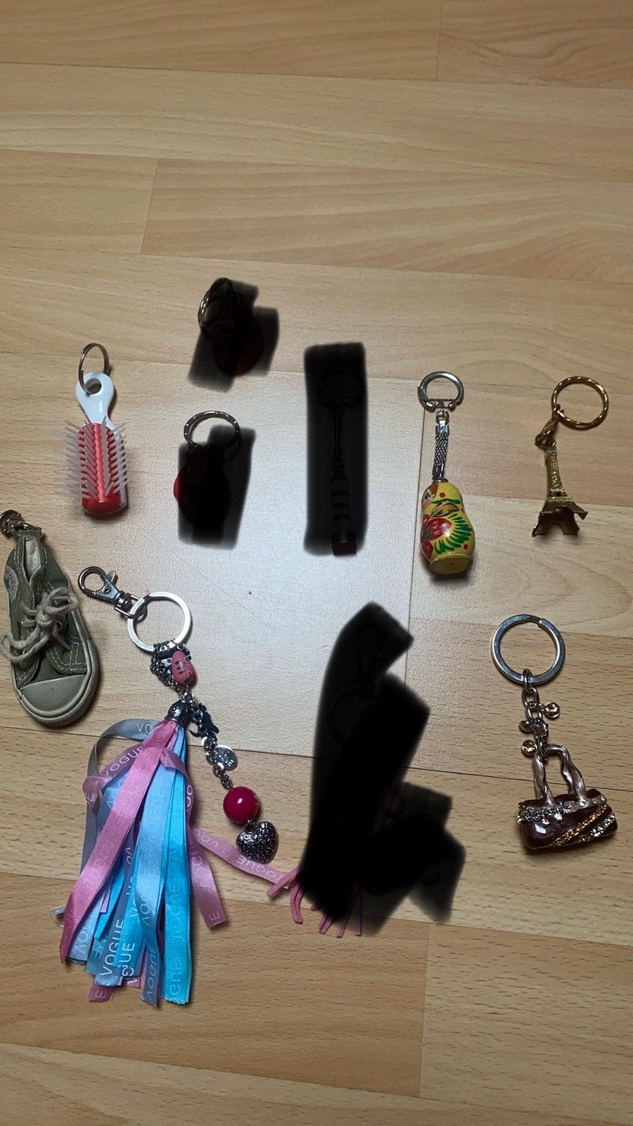 Sleutelhangers verschillende soorten Eiffeltoren matroejsk, Ophalen of Verzenden, Zo goed als nieuw