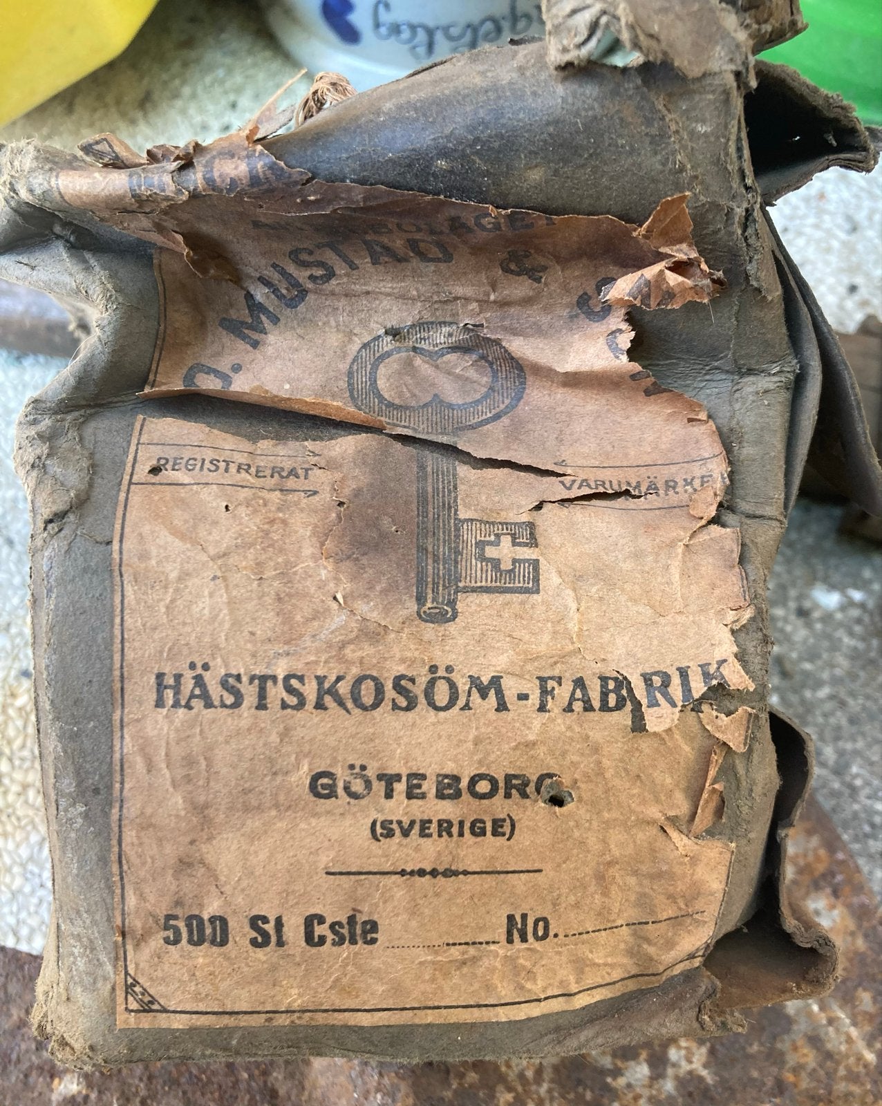 Oude hoefijzernagels uit Zweden - Boerderijvondst Zeeland, Ophalen of Verzenden