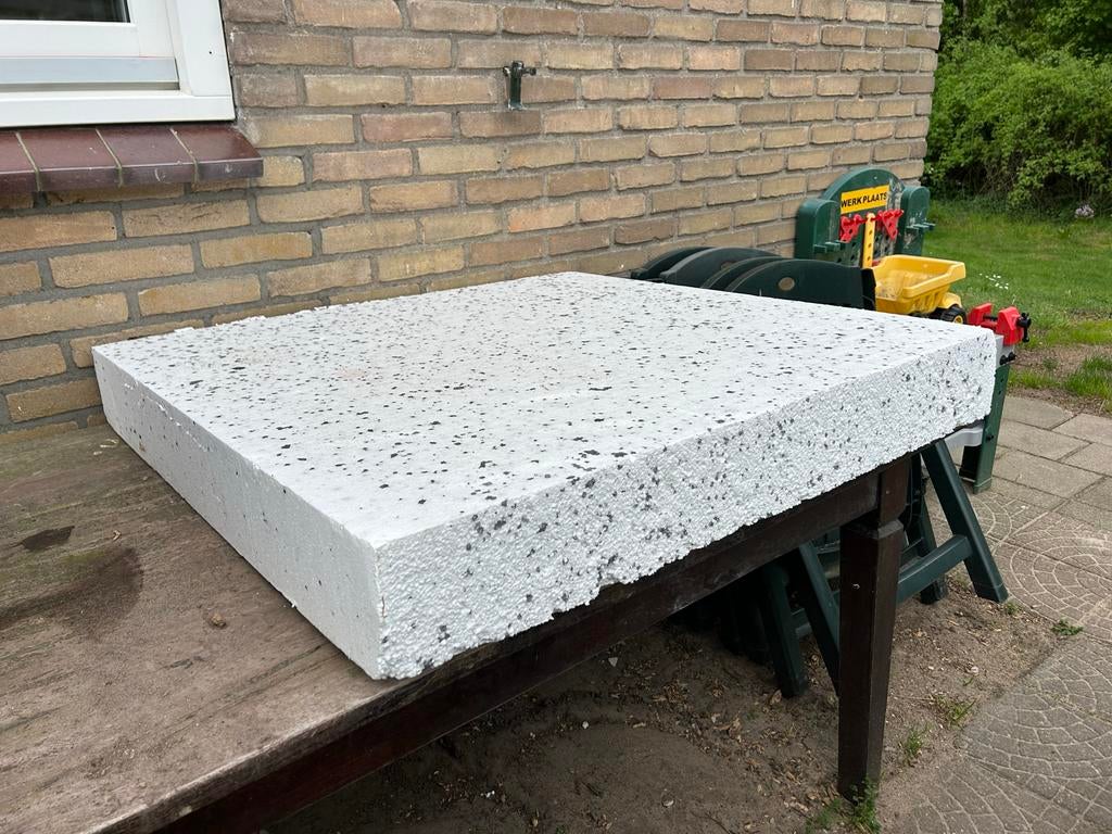 Gratis Isolatieplaat piepschuim (Tempex) EPS 1m2, Doe-het-zelf en Verbouw, Isolatie en Afdichting, Ophalen, 12 cm of meer, Nieuw