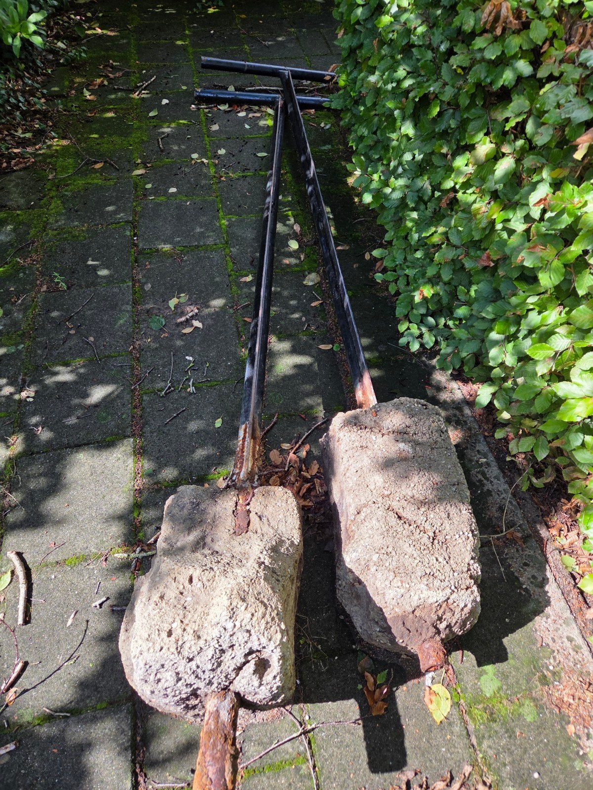 GRATIS WASLIJNPALEN, Ophalen of Verzenden, Gebruikt