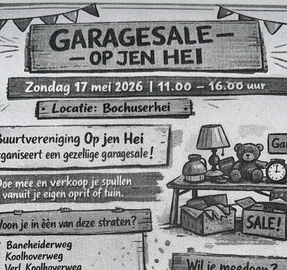 Garage Sale Bocholtzerheide, Ophalen, Zo goed als nieuw
