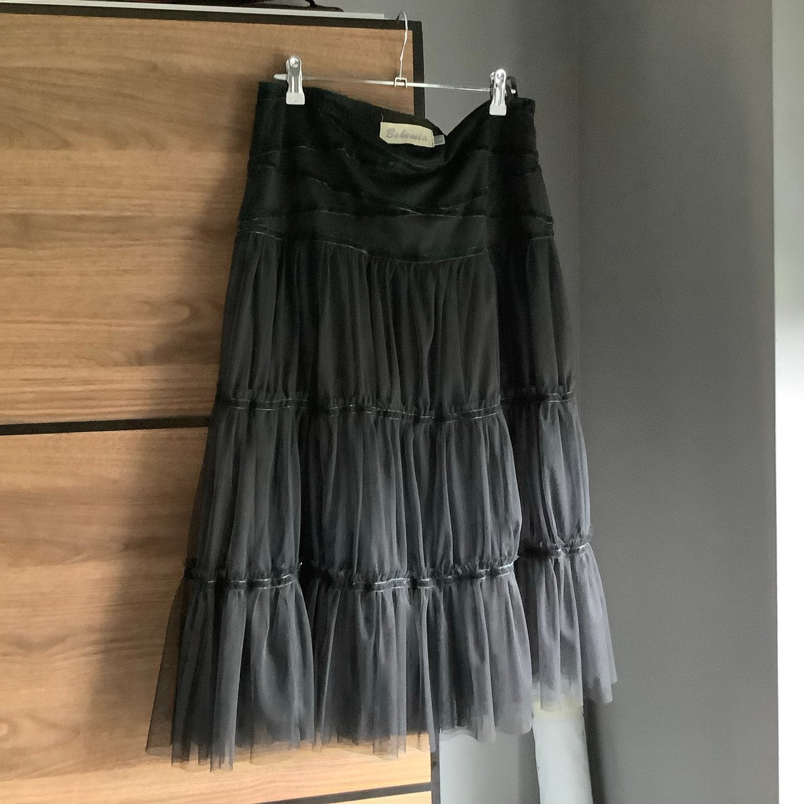 Zwarte tule rok - Zo goed als nieuw, Kleding | Dames, Maat 38/40 (M), Zwart, Ophalen of Verzenden, Zo goed als nieuw
