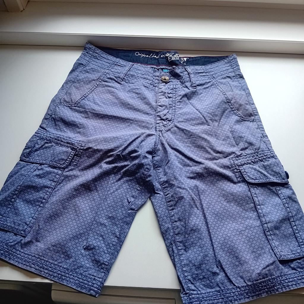 Craig Fit Cargo Shorts - Maat 29 korte broek, Kleding | Heren, Blauw, Ophalen of Verzenden, Craig Fit, Gedragen