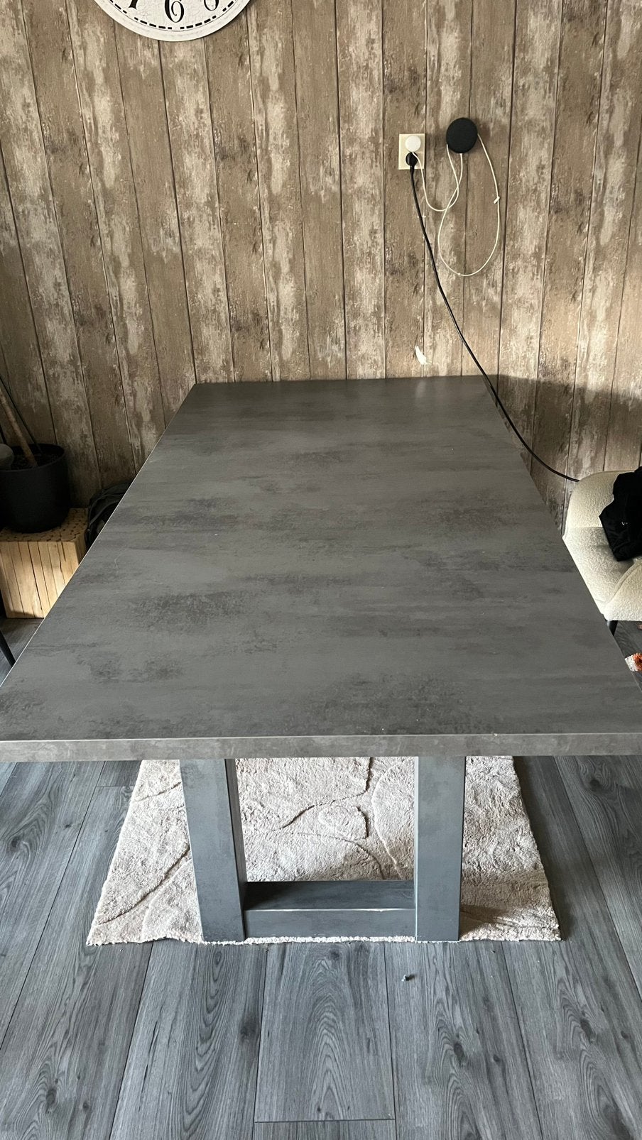 Grote eetkamer tafel 200x100, Ophalen, Gebruikt, 200 cm of meer, 50 tot 100 cm