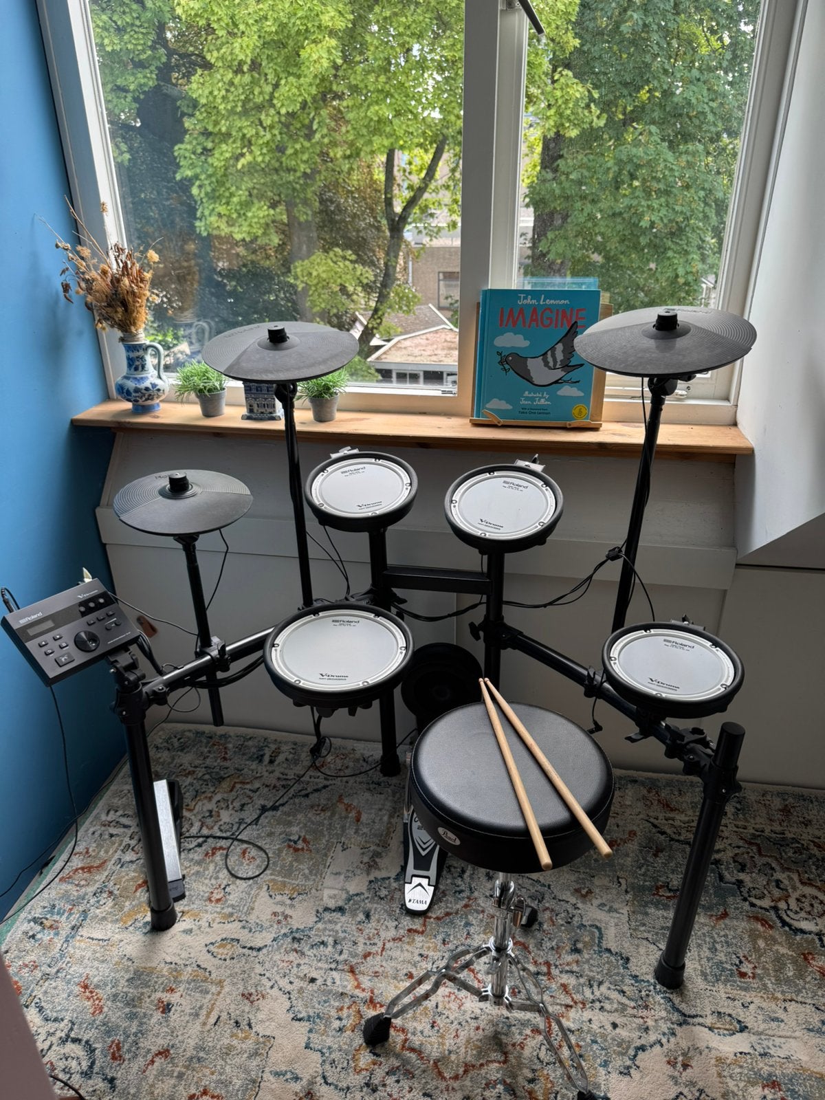 Elektrisch drumstel; Roland TD-07KV, Ophalen, Zo goed als nieuw, Roland