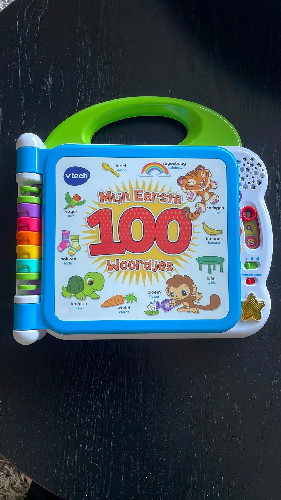 VTech: mijn eerste 100 woordjes, Ophalen, Zo goed als nieuw, 6 maanden tot 2 jaar