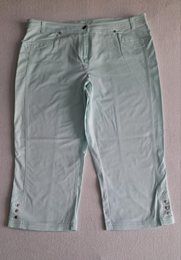 Licht blauwe capri van Canda, mt. 46, Kleding | Dames, Blauw, Maat 46/48 (XL) of groter, Ophalen of Verzenden, Zo goed als nieuw