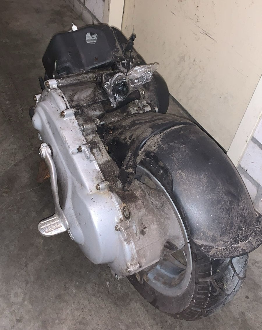 Piaggio 2t 50cc motorblok - Goede compressie, Fietsen en Brommers, Ophalen, Gebruikt, Blok, Piaggio