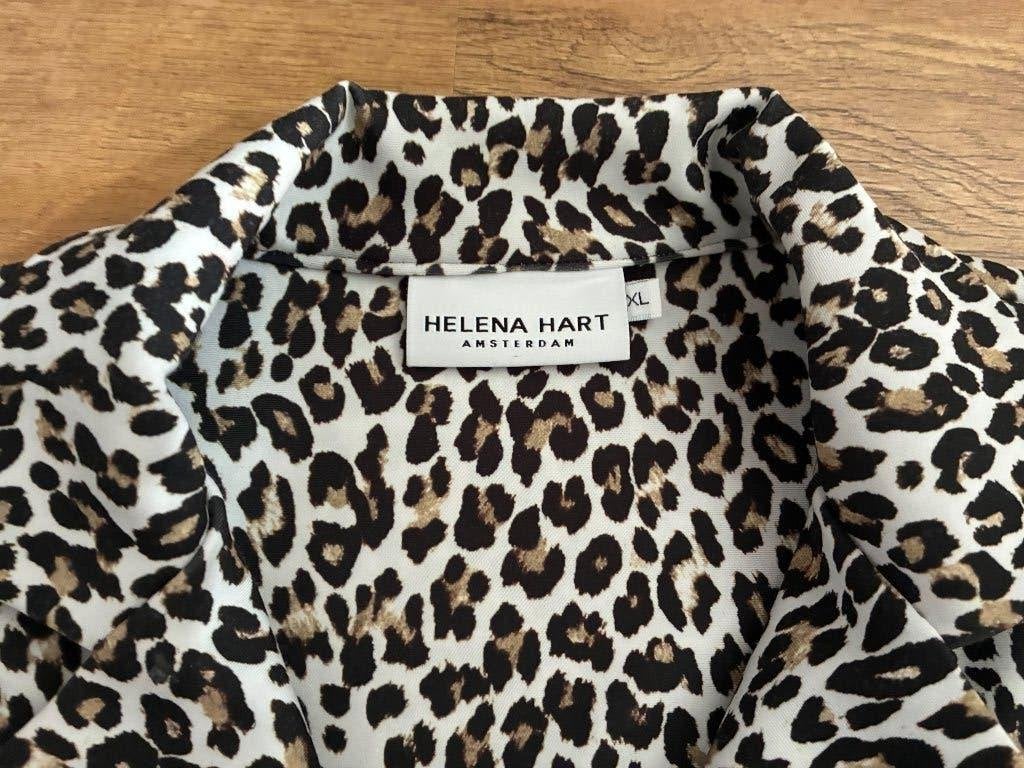 Dames jasje te koop van Helena Hart met panter print, Overige kleuren, Maat 46/48 (XL) of groter, Zo goed als nieuw, Jasje