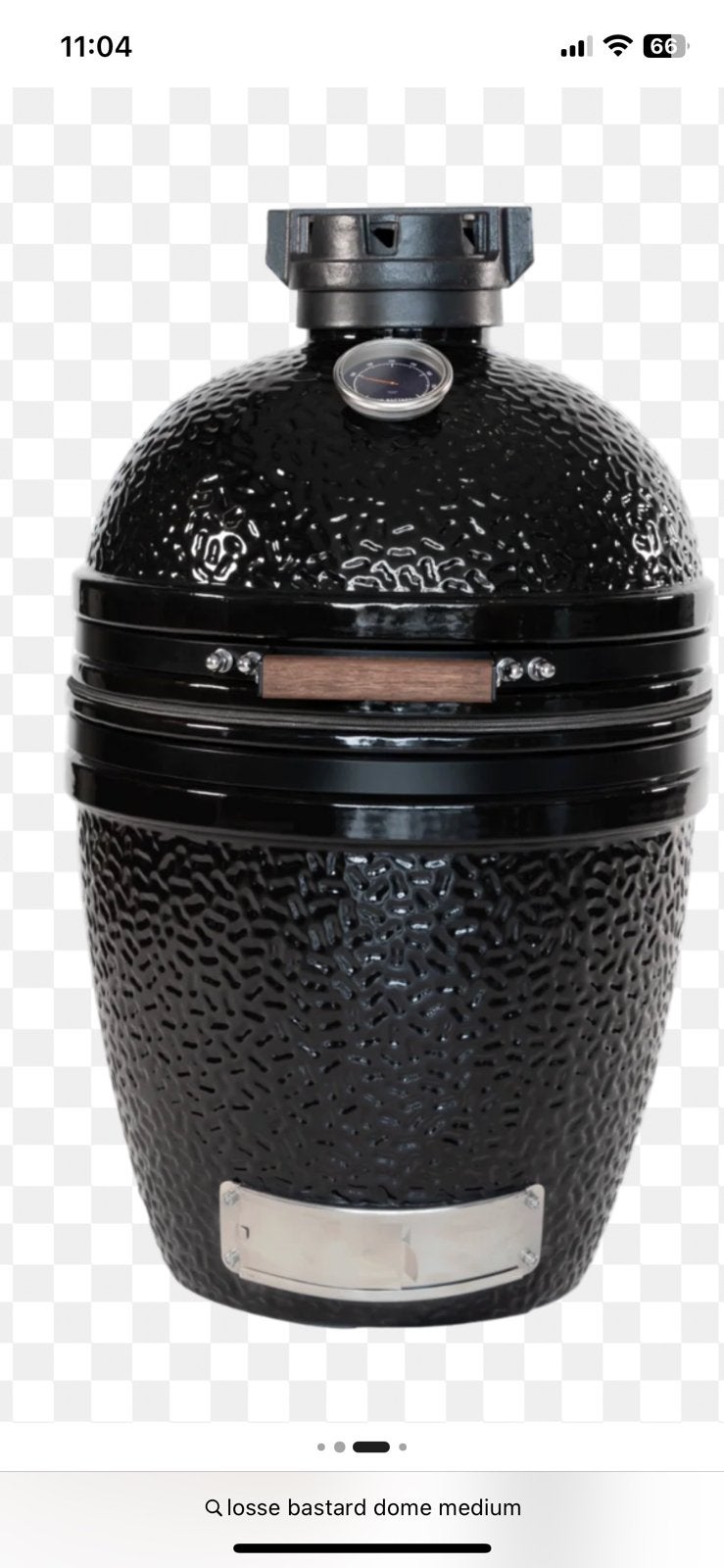 GEZOCHT! Een losse dome (deksel) van de kamado Bastard, Ophalen, Zo goed als nieuw