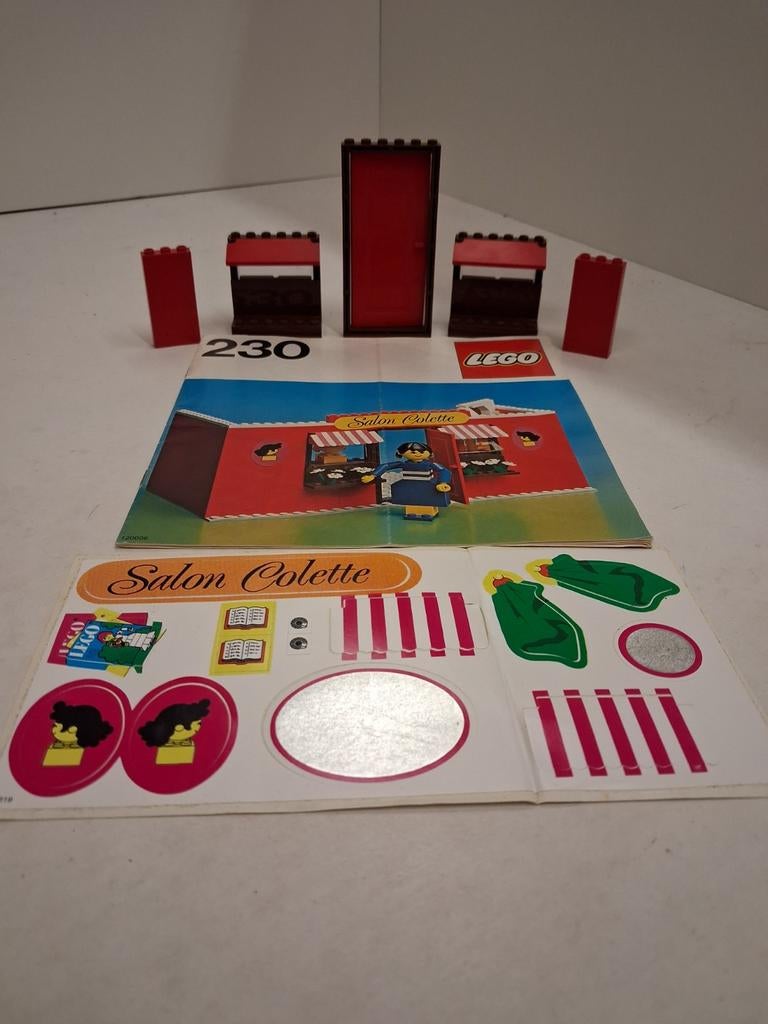 Lego 230 kapsalon homemaker gedeelte, Gebruikt, Lego, Ophalen of Verzenden, Inclusief instructies