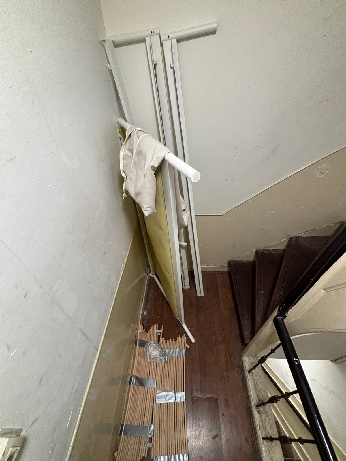 IKEA KLEPPSTAD bedframe (200x160) te koop, Ophalen, Wit, Tweepersoons, Zo goed als nieuw