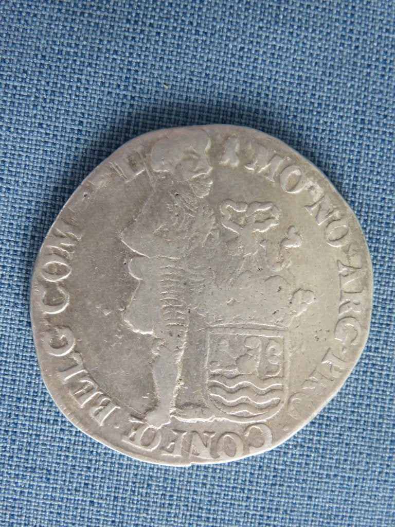 Zilveren Dukaat - Zeeland 1696 - bodemvondst, Postzegels en Munten, Munten | Nederland, Vóór koninkrijk, Zilver, Losse munt, Overige waardes