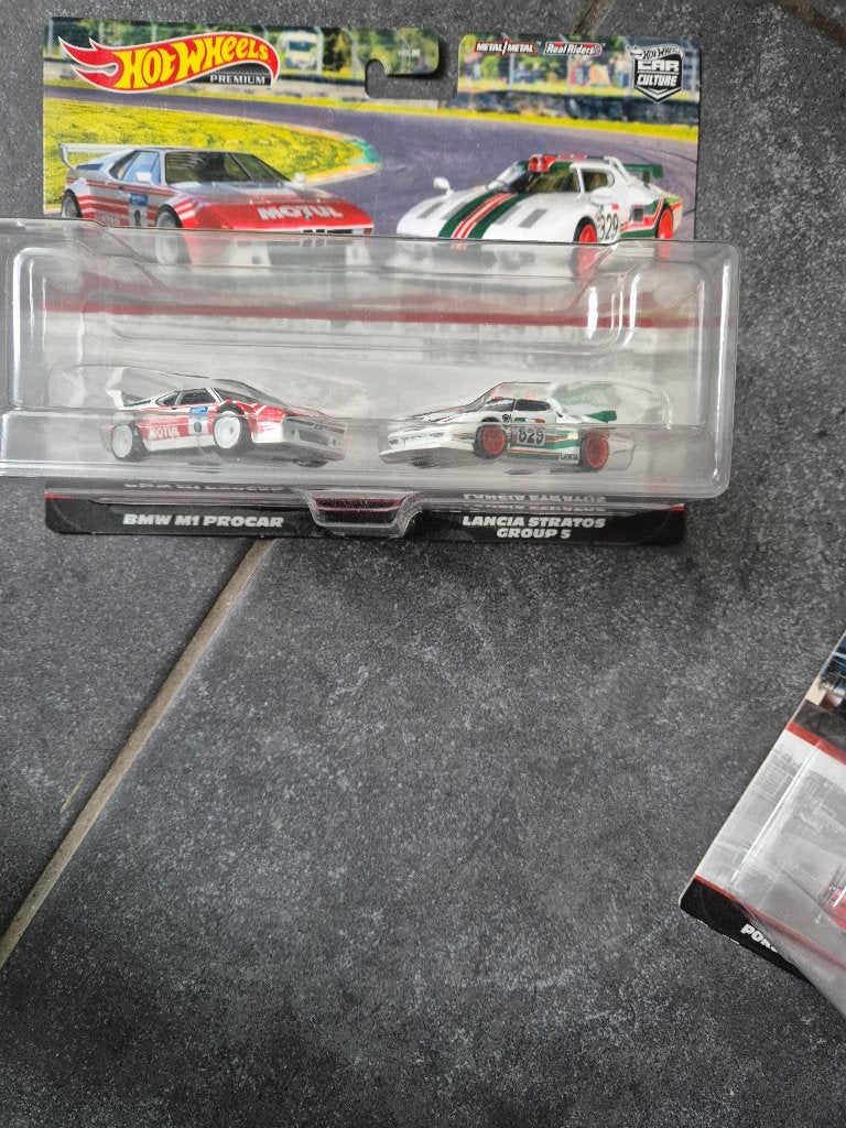 Hot Wheels Car Culture BMW M1 PROCAR / LANCIA STRATOS GROUP, Ophalen of Verzenden, Nieuw, Auto