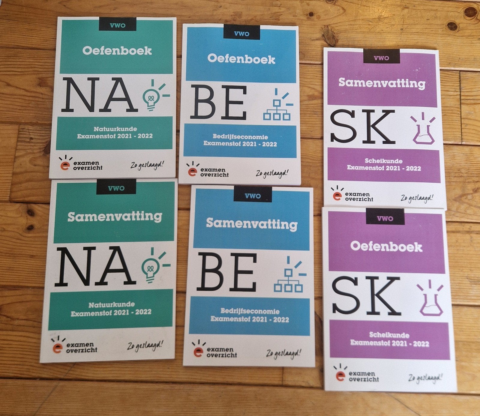 ExamenOverzicht VWO Oefenboeken & Samenvattingen 2021-2022, Ophalen, Zo goed als nieuw, VWO, Natuurkunde