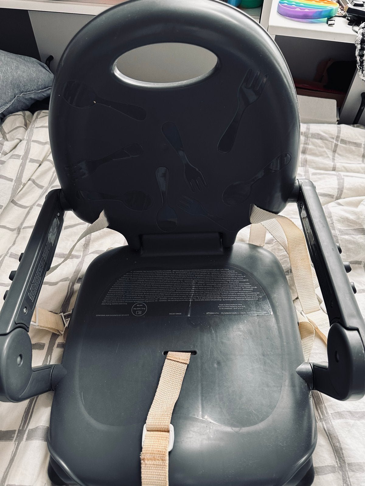 Chicco Pocket Snack opvouwbare kinderstoel, Kinderen en Baby's, Ophalen of Verzenden, Gebruikt, Overige typen, Afneembaar eetblad