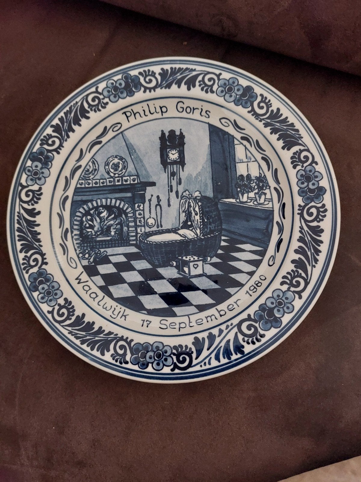 geboorte bord Waalwijk, Verzamelen, Ophalen of Verzenden