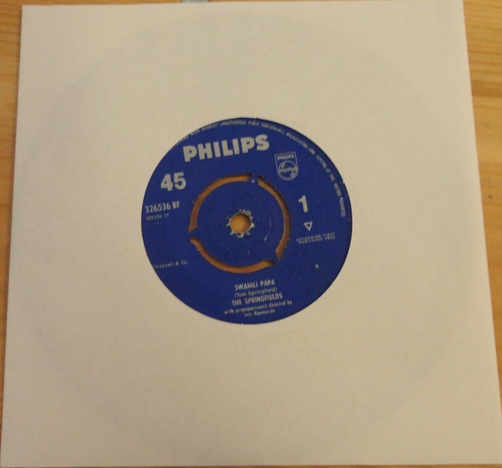 The Springfields > Swahili Papa, Cd's en Dvd's, Vinyl Singles, Ophalen of Verzenden, Gebruikt, Pop