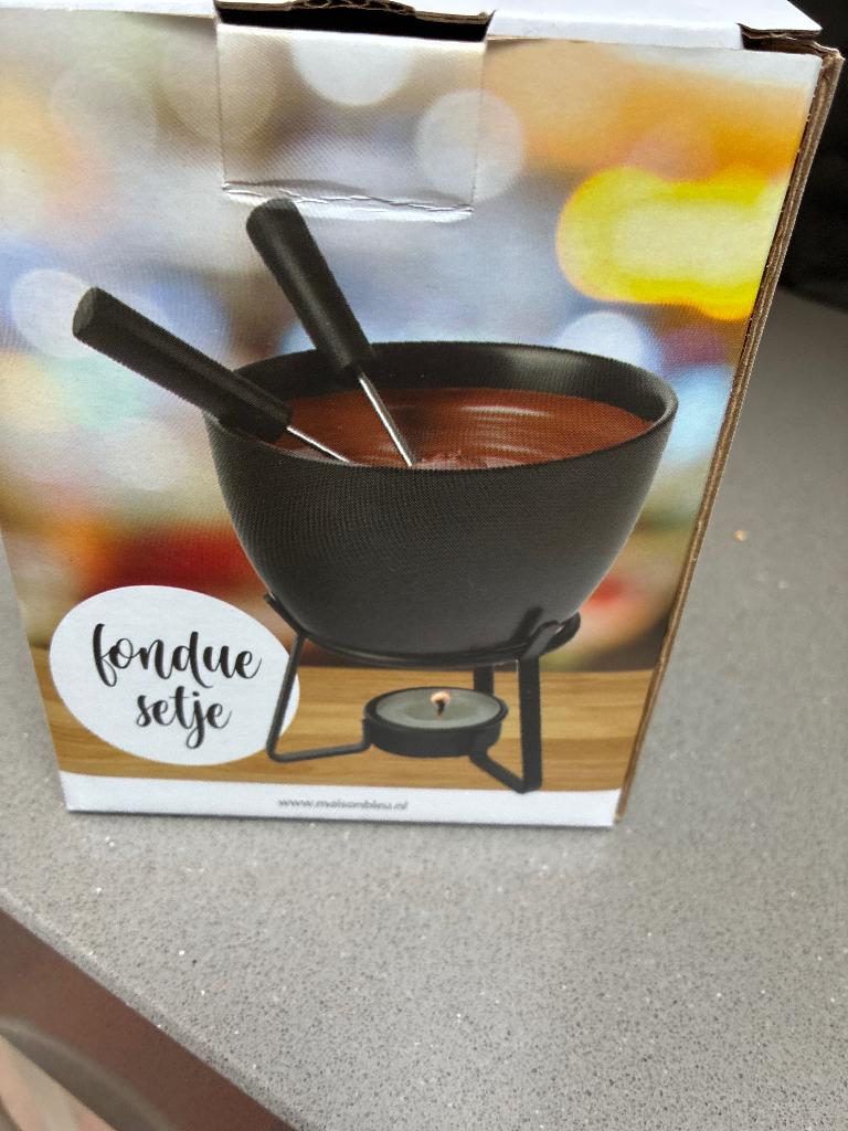 Fondue setje NIEUW!, Ophalen of Verzenden, Nieuw, Brander, Fondueset