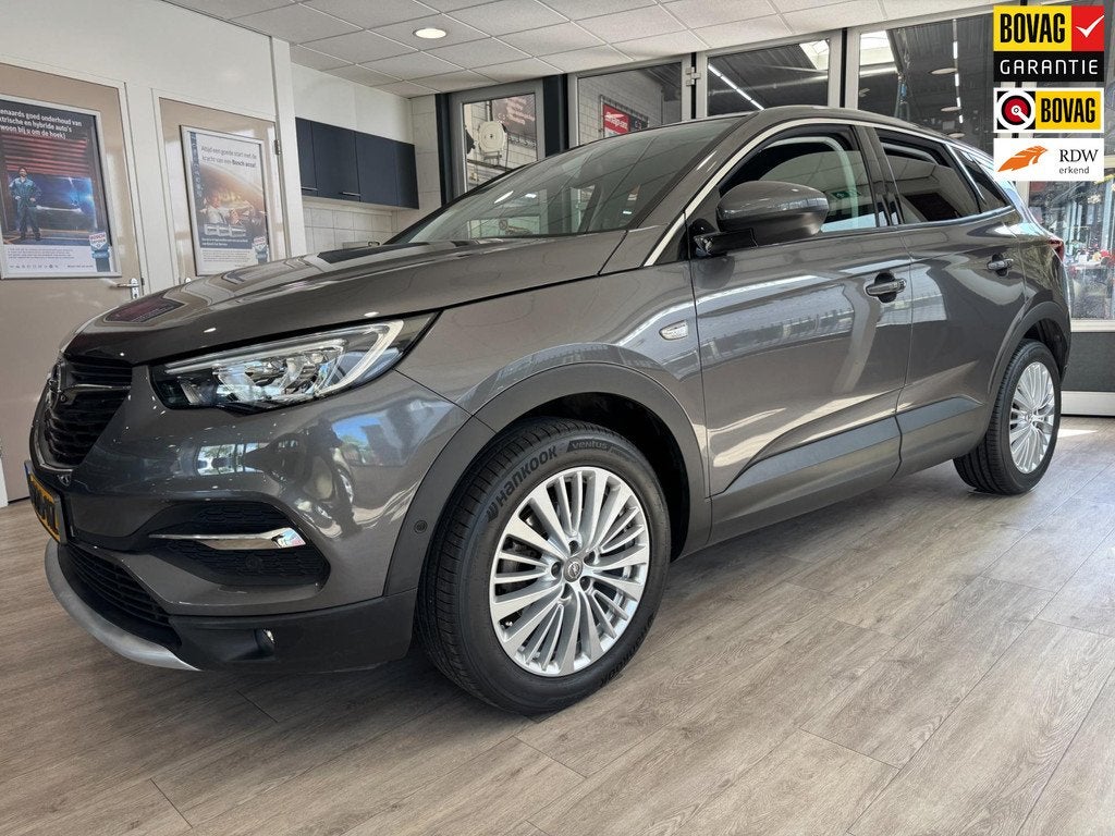 Opel Grandland X 1.2 Turbo Innovation AUTOMAAT, Auto's, Gebruikt, 1199 cc, Leder en Stof, Origineel Nederlands