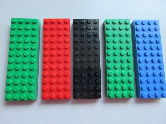 nr. 1158, 5 grote stenen 4x12., Ophalen of Verzenden, Zo goed als nieuw, Losse stenen, Lego