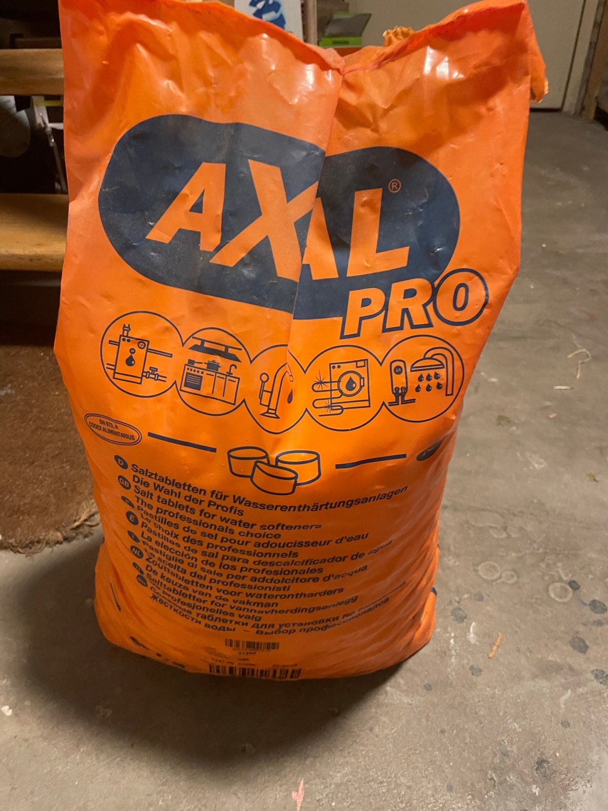 Axal Pro Onthardingszout 25kg - Zouttabletten voor Wateronth, Witgoed en Apparatuur, Ophalen, Nieuw