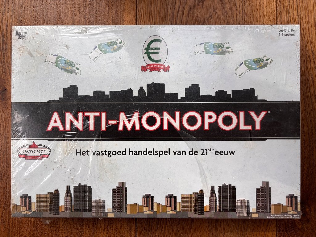 Anti-Monopoly bordspel (unopened), Hobby en Vrije tijd, Ophalen of Verzenden, Nieuw, University Games