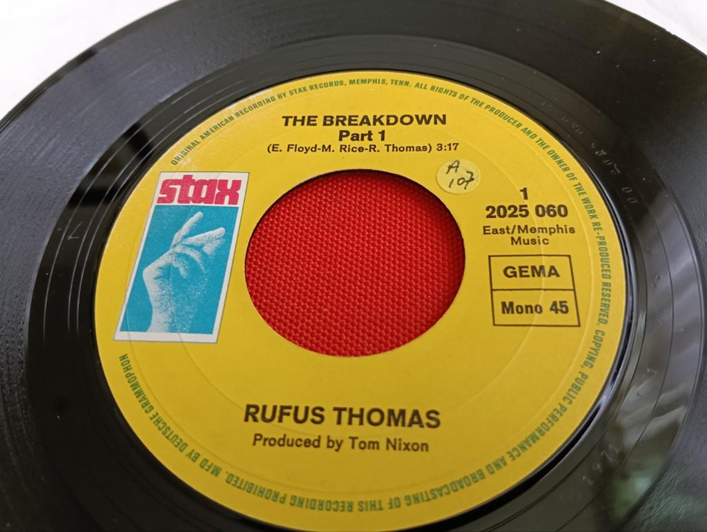 RUFUS THOMAS 1971 STAX LABEL FUNK SOUL, Verzenden, Zo goed als nieuw, R&B en Soul