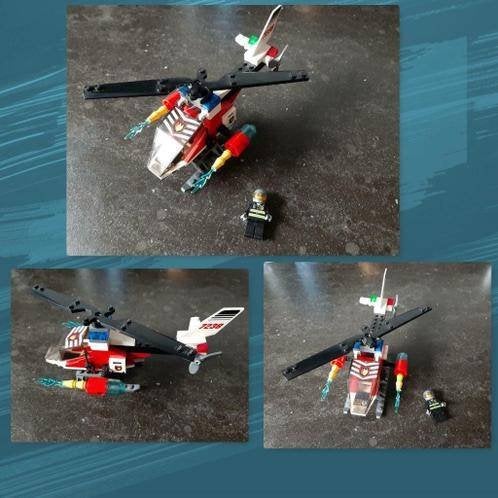 Lego brandweer helikopter set 7238, Kinderen en Baby's, Lego, Ophalen of Verzenden, Zo goed als nieuw, Complete set