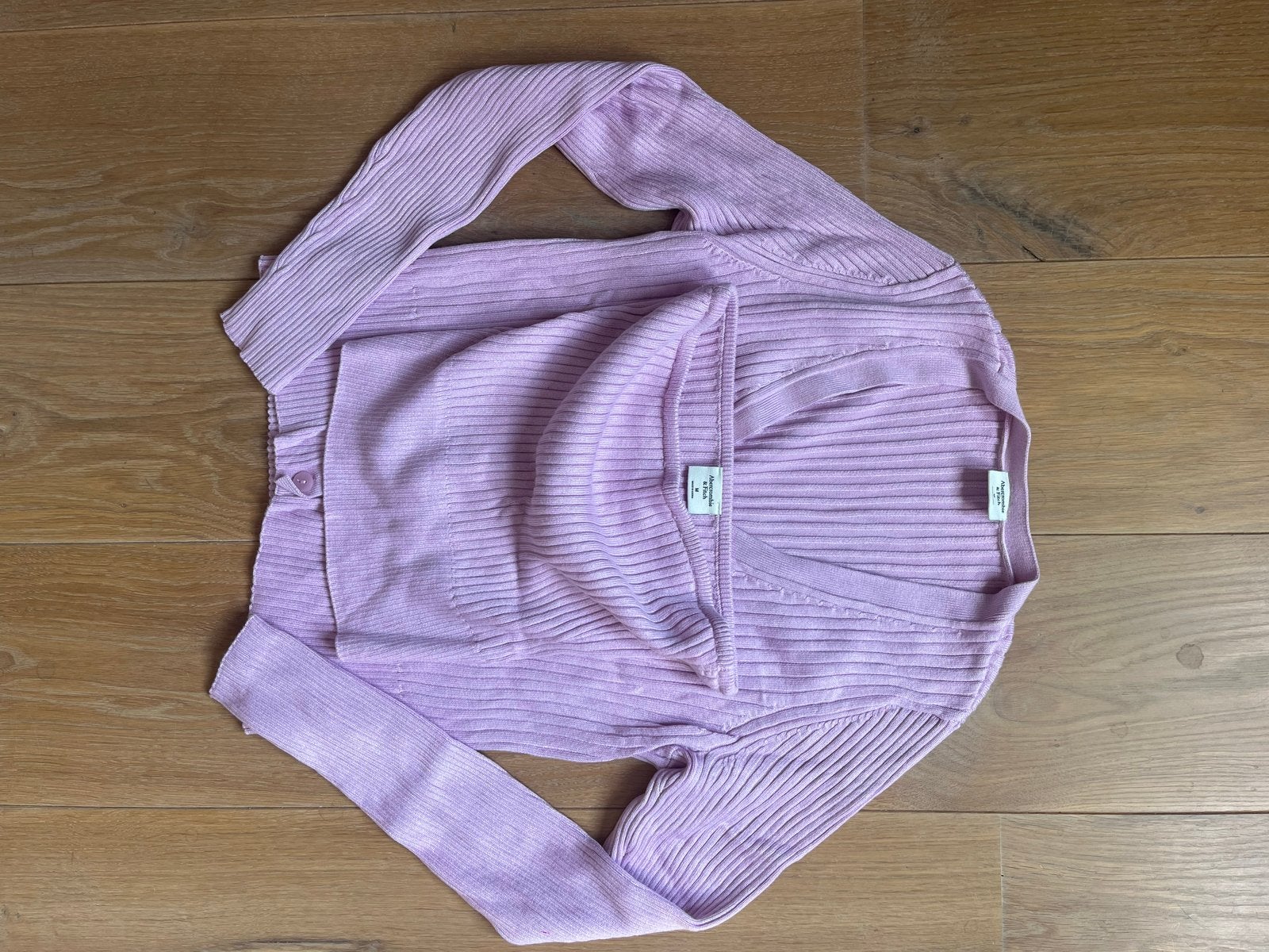 Abercrombie & Fitch lila vestje en topje set, Ophalen of Verzenden, Zo goed als nieuw, Maat 38/40 (M), Paars