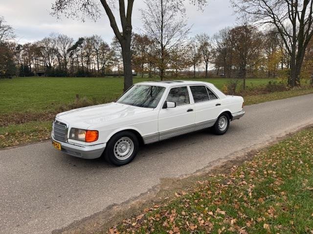 Mercedes-Benz W126 300SD OM605 Automaat, Auto's, Achterwielaandrijving, Wit, Diesel, 2998 cc