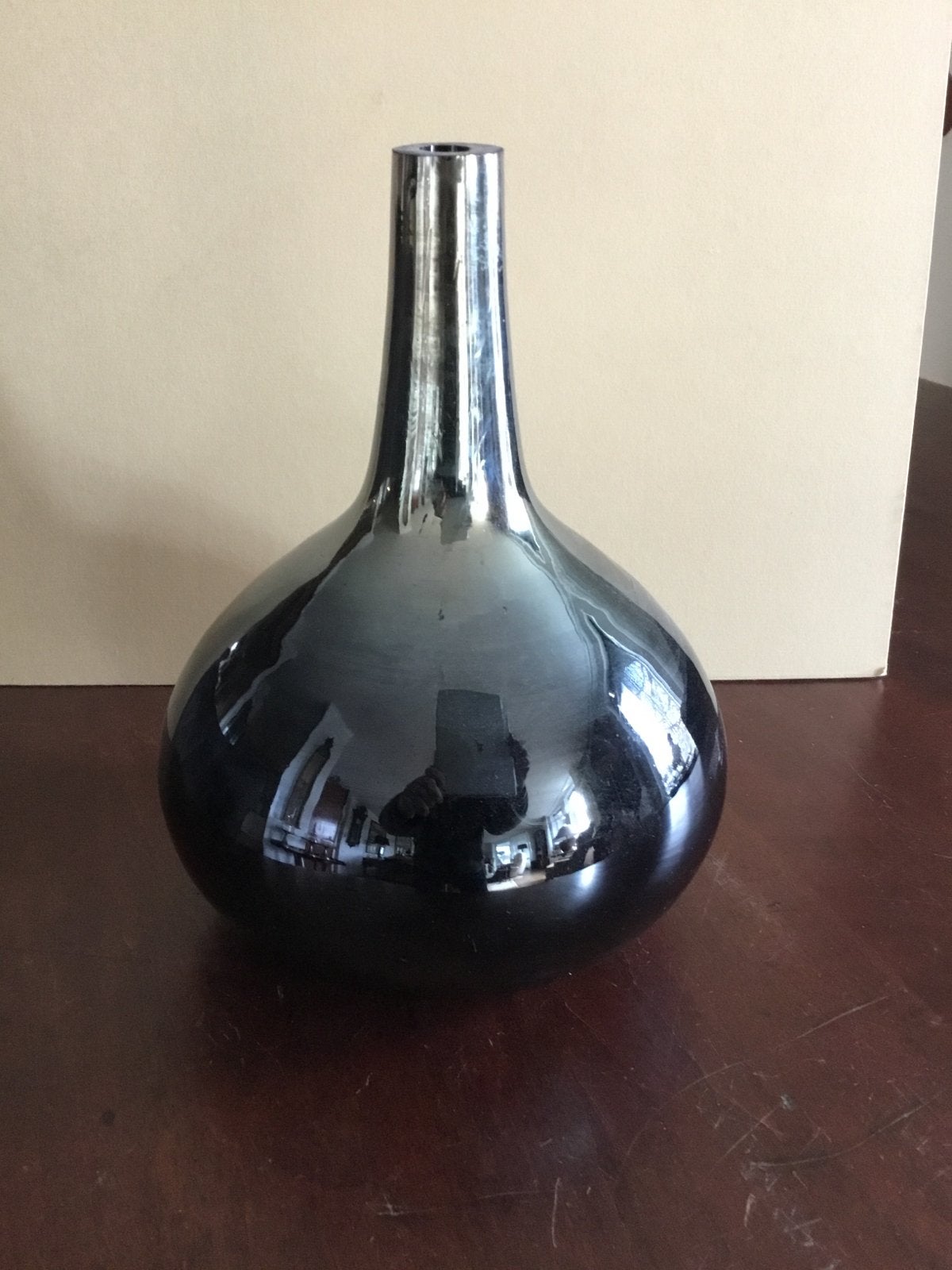 Moderne donkere vaas/fles, Antiek en Kunst, Ophalen of Verzenden