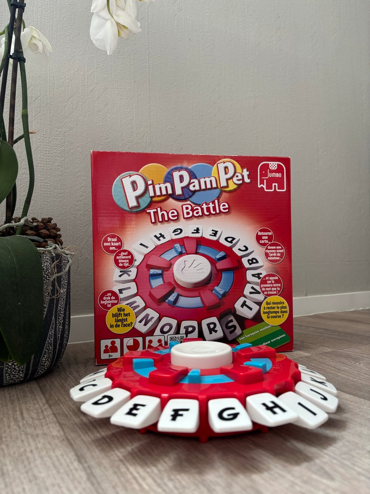 Pim Pam Pet The Battle - Leuk en snel woordspel, Hobby en Vrije tijd, Gezelschapsspellen | Bordspellen, Drie of vier spelers, Verzenden