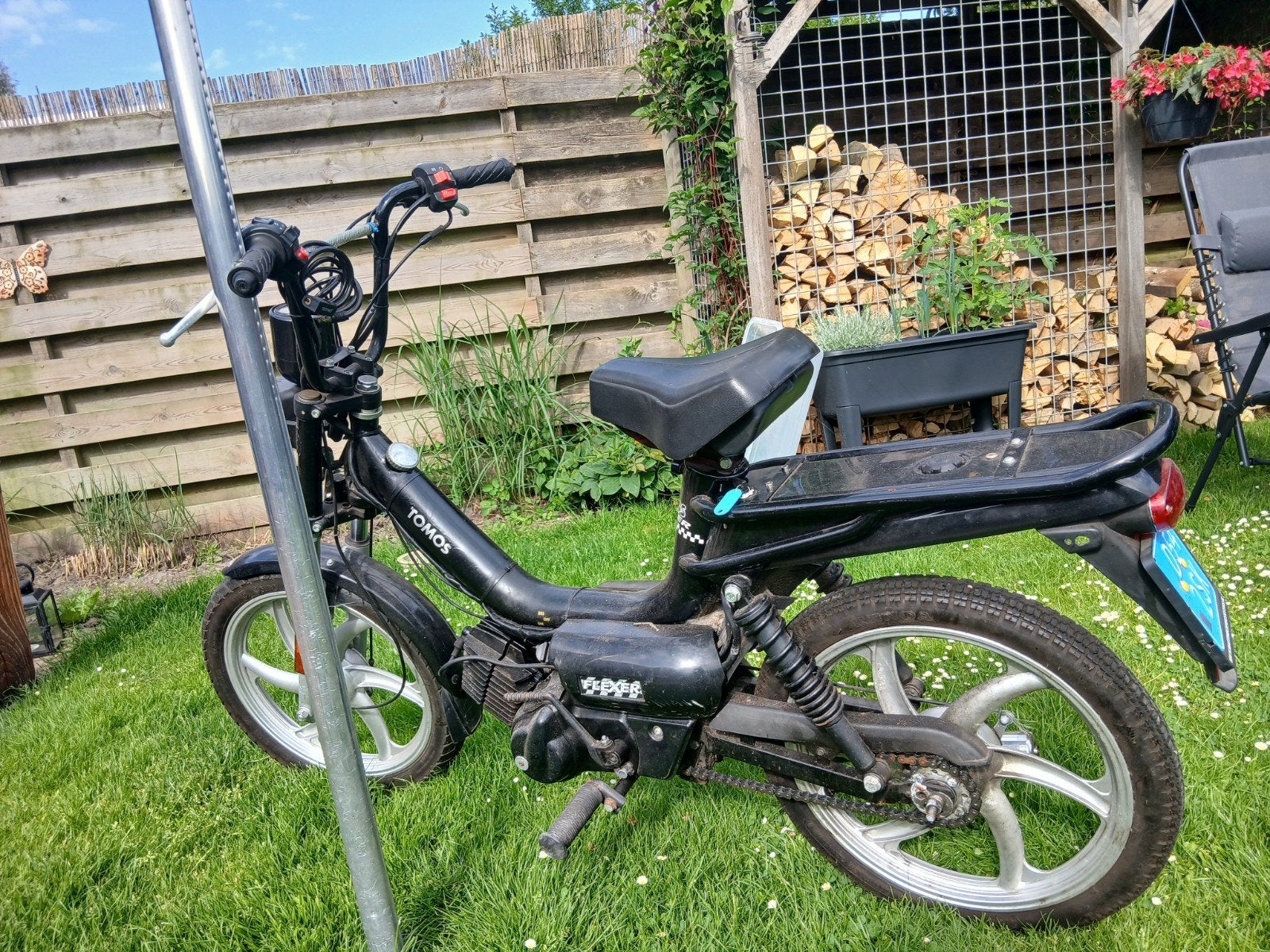 Tomos Flexer met kenteken, Fietsen en Brommers, Brommers | Tomos, Ophalen, Gebruikt, Flexer