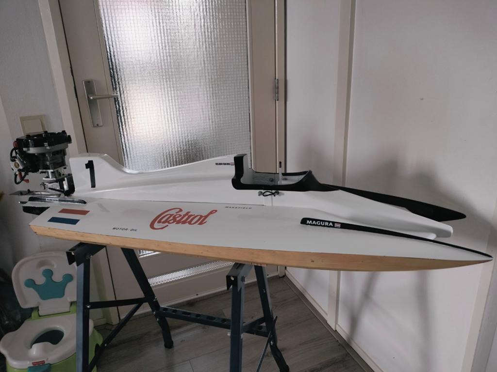 Rc powerboat rc  26cc rc boot, Ophalen