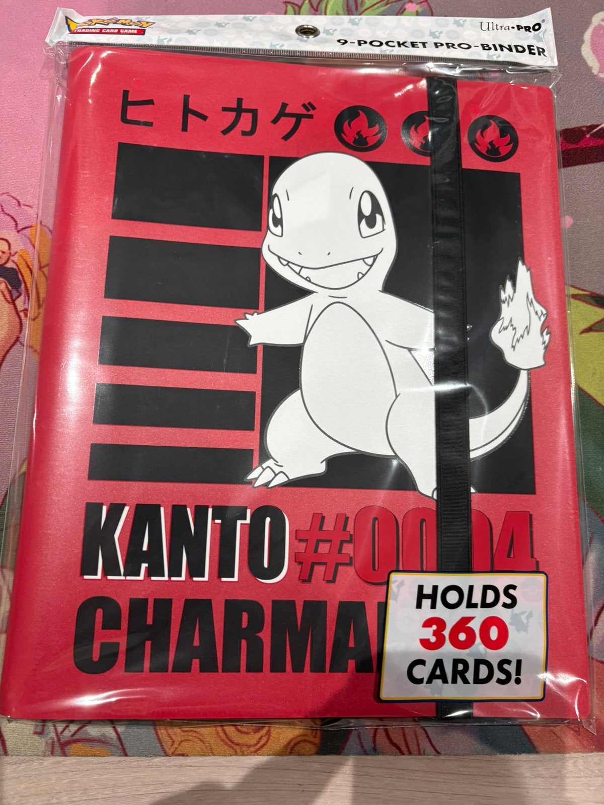 Kanto #004 Charmander 9-Pocket Pro Pokemon Binder 360 pocket