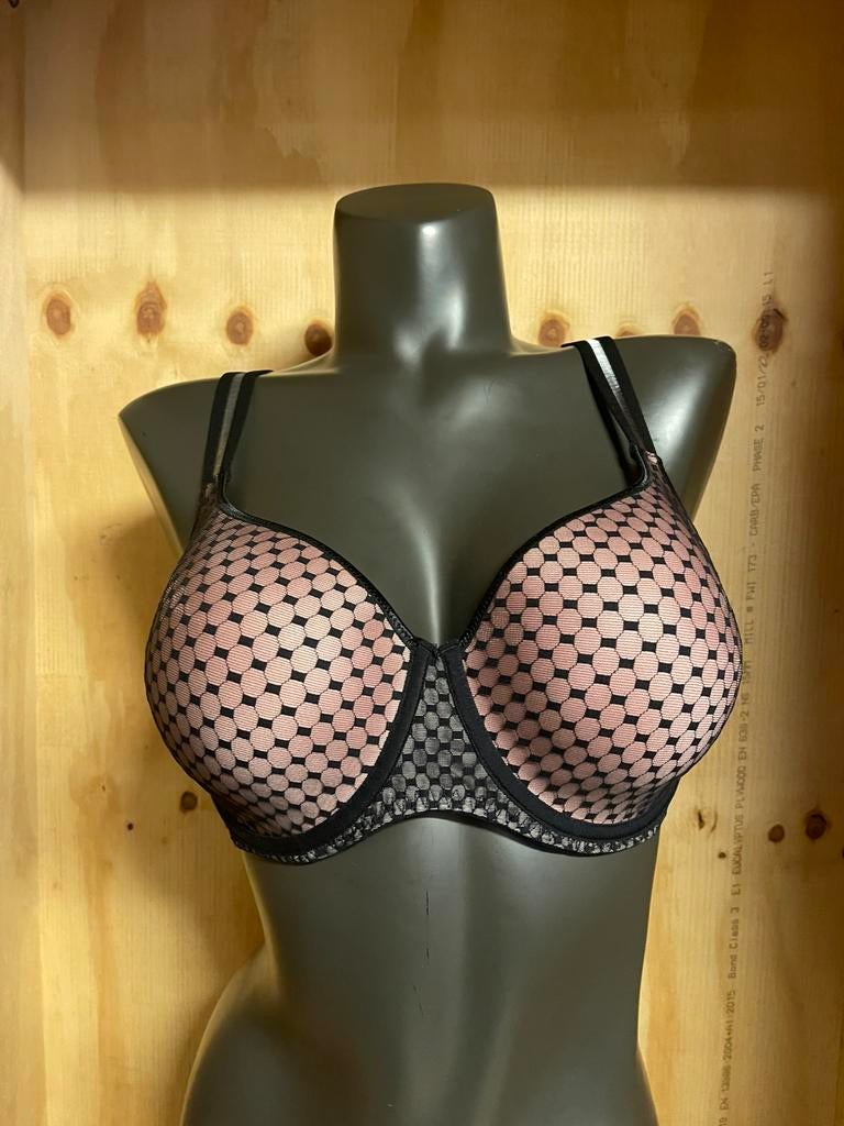 Prima donna twist bh 85e model glass beach, Verzenden, Zwart, BH