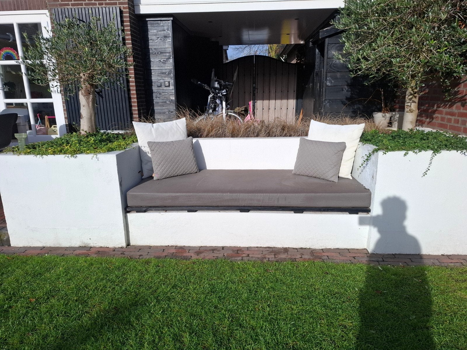 2x Loungekussen xl, Tuin en Terras, Tuinmeubel-accessoires, Ophalen