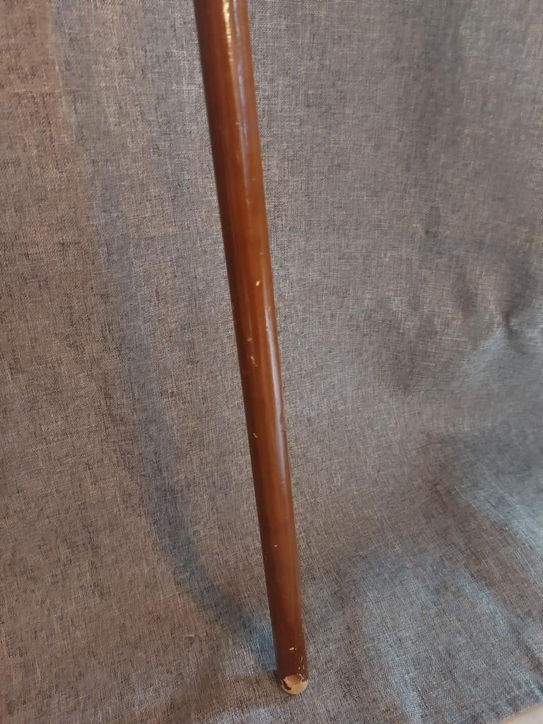 Stokpaard wit met zwarte stippen, Ophalen of Verzenden