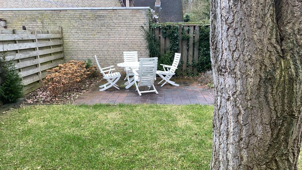 tuinmeubels, Tuin en Terras, Tuinsets en Loungesets, Ophalen, 4 zitplaatsen, Gebruikt, Eettafel
