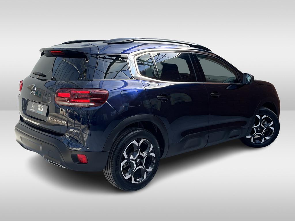 Citroën C5 Aircross Hybrid 145 Max | Keyless | Adaptive Cru, 12 maanden, Gebruikt, 1199 cc, Leder en Stof