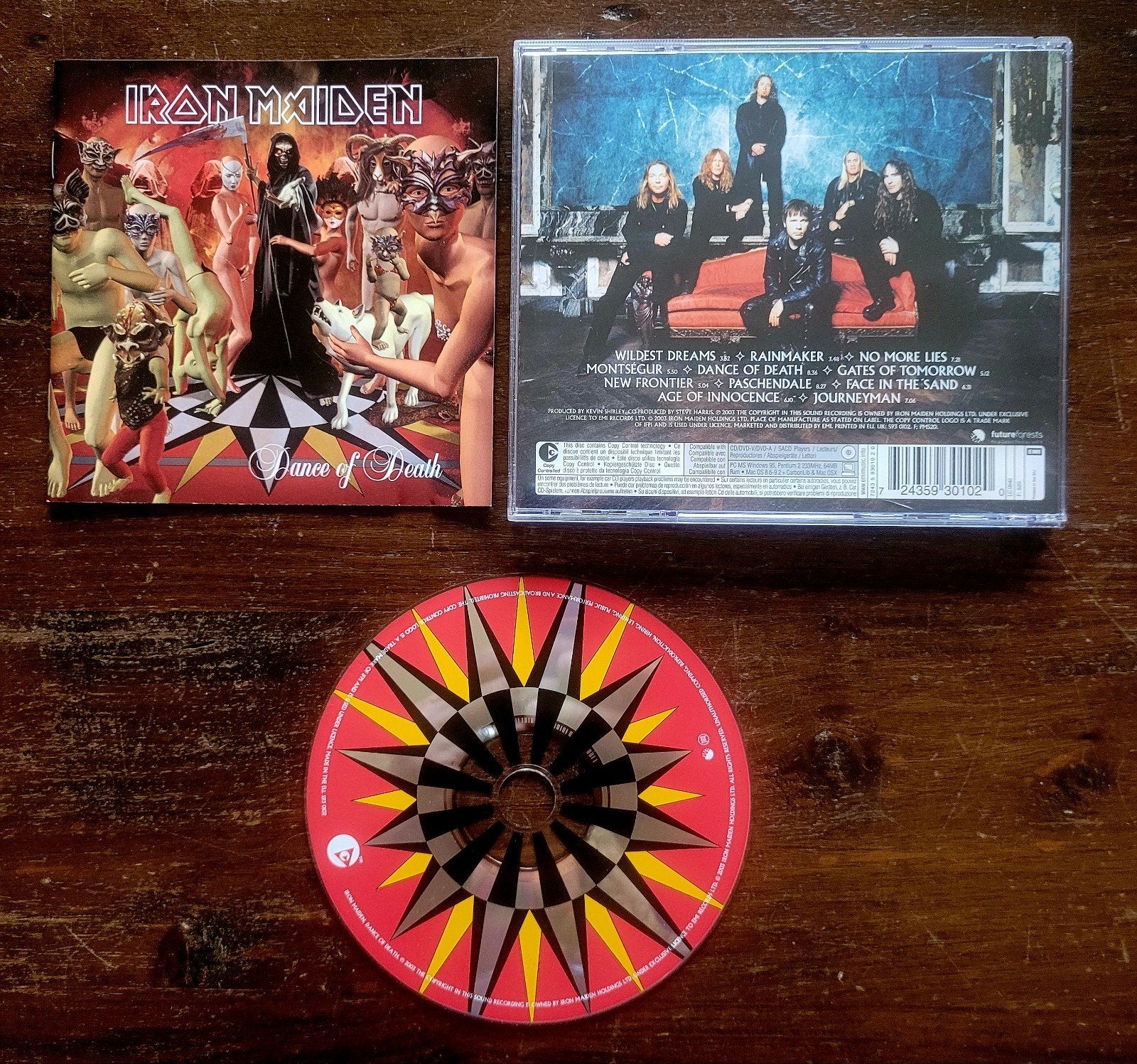 Iron Maiden - Dance of death cd rock Dickinson Harris, Ophalen of Verzenden, Gebruikt